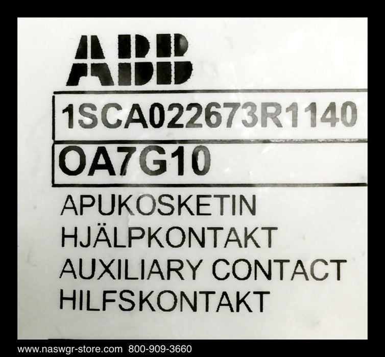 OA7G10 ~ ABB OA7G10 Auxiliary Contact