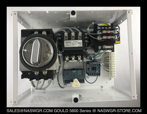ITE/GOULD/SIEMENS 5600 Series NEMA Size 2 FVNR Circuit Breaker Combination 12"