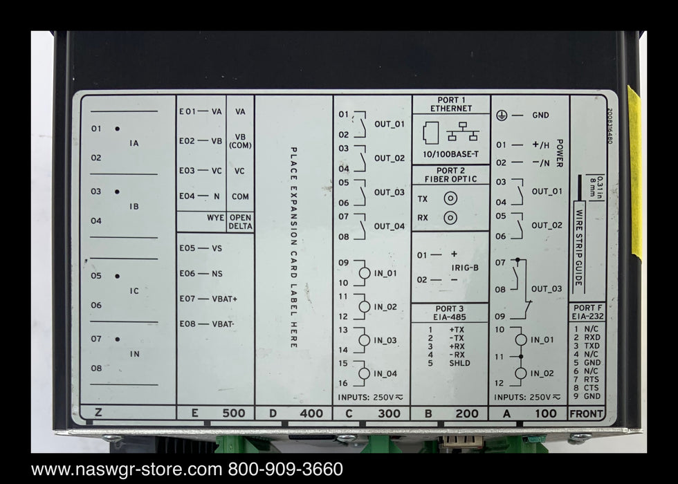 Schweitzer Engineering Laboratories SEL-751A Feeder Protection Relay - 751A01H1H0X72851310