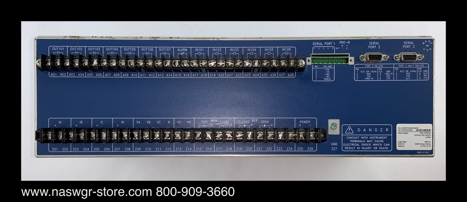 Schweitzer Engineering Laboratories  SEL-351S Relay / Meter / Control / Fault Locator