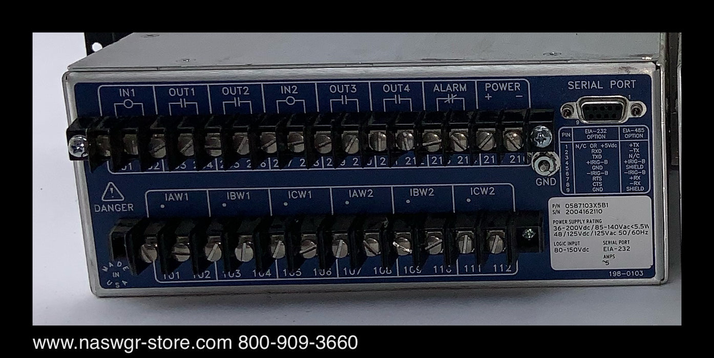 Schweitzer Engineering Laboratories SEL-587 Current Differential / Overcurrent Relay