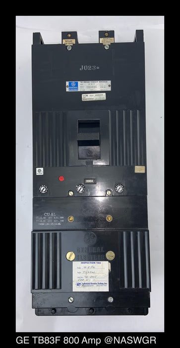 GE TB83F Circuit Breaker
