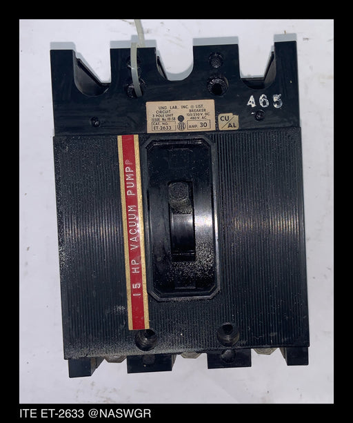 ITE ET-2633 Circuit Breaker 30 amp