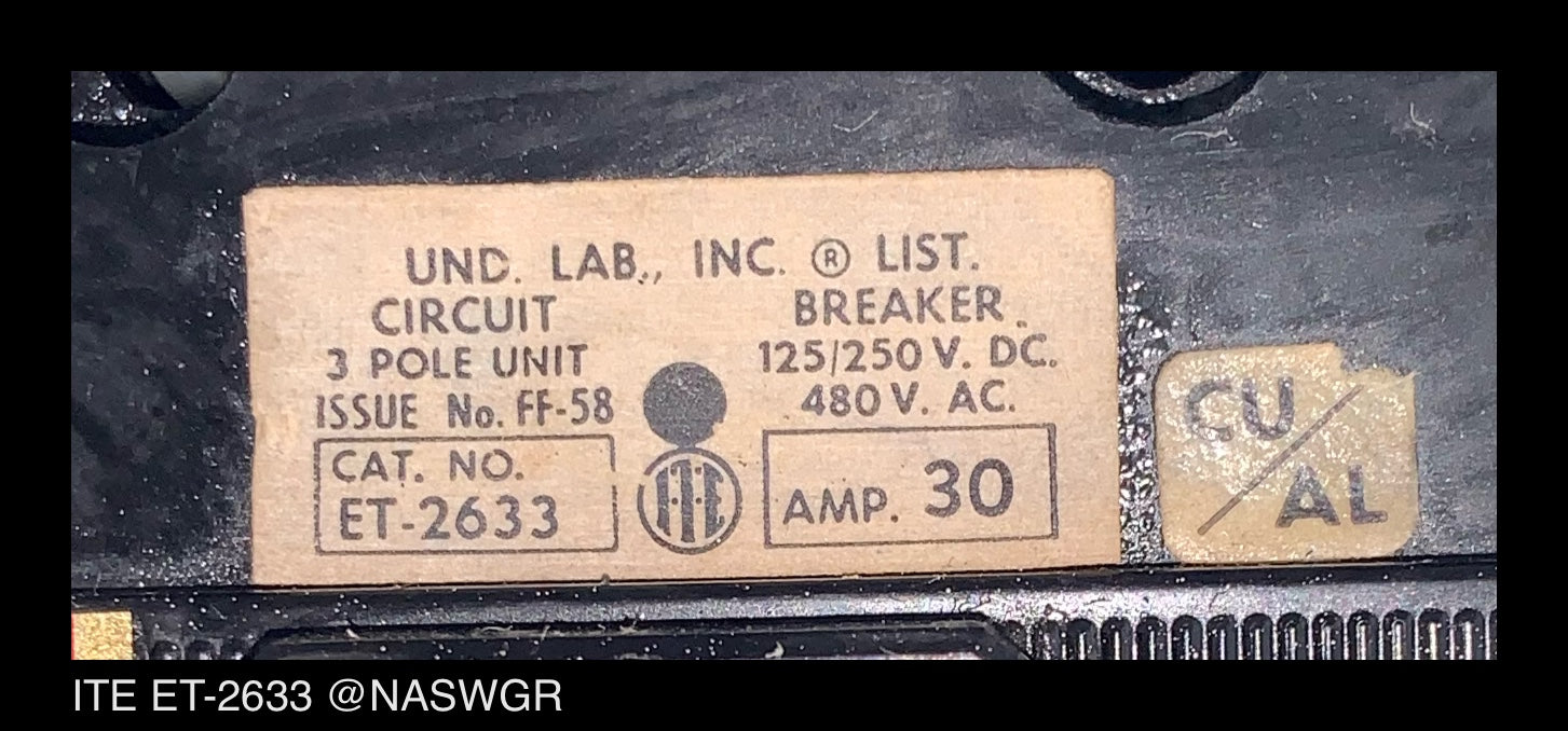 ITE ET-2633 Circuit Breaker 30 amp