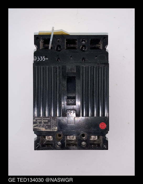 GE TED134030 Circuit Breaker ~ 30 Amp