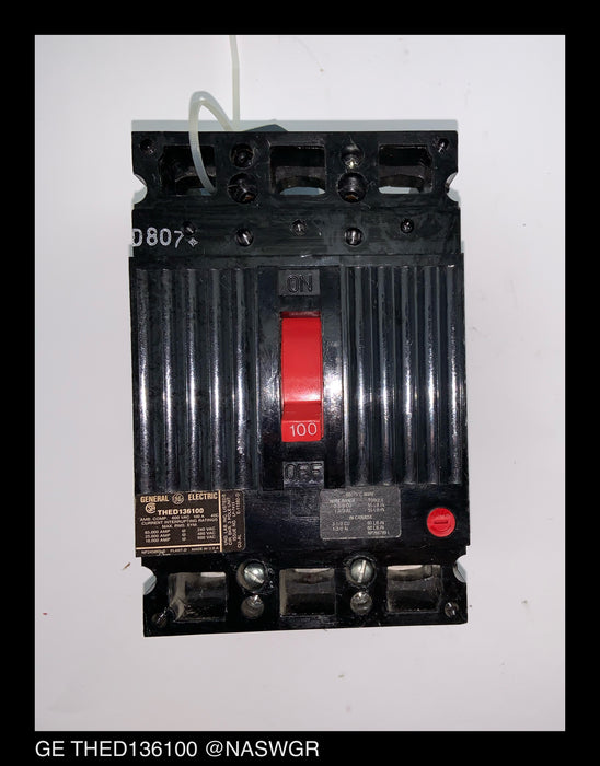 GE THED126100 Circuit Breaker ~ 100 Amp