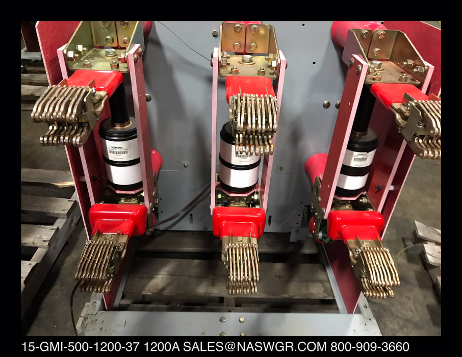 Siemens 15-GMI-500-1200-37 Vacuum Circuit Breaker (E/O,D/O) - 1200 amp