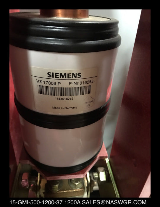 15-GMI-500-1200-37 , Siemens 15-GMI-500-1200-37 Vacuum Circuit Breaker 1200 amp