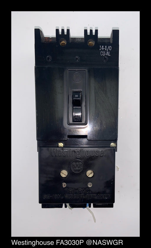 Westinghouse FA3030P Molded Case Circuit Breaker
