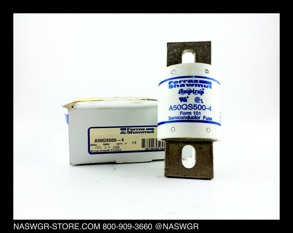 A50QS500-4 ~ Ferraz Shawmut A50QS500-4 Semiconductor Fuse ~ Unused Surplus