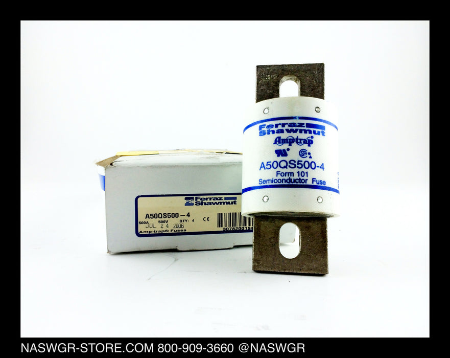 A50QS500-4 ~ Ferraz Shawmut A50QS500-4 Semiconductor Fuse ~ Unused Surplus