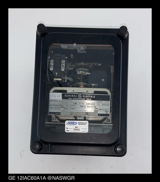 GE 12IAC60A1A Time Overcurrent Relay