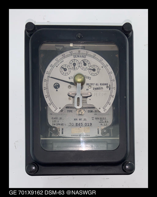 GE 701X9162 Polyphase Watthour Demand Meter