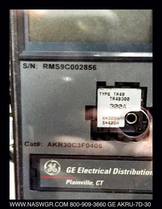 GE AKRU-7D-30 Fused Circuit Breaker (E/O,D/O) - 800 amp