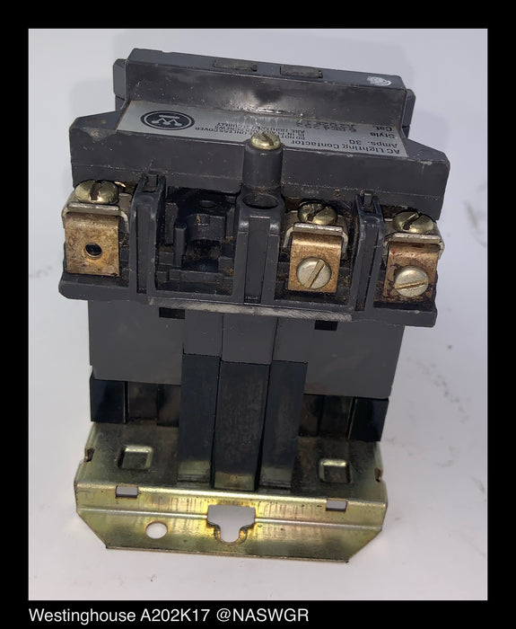 Westinghouse A202K17 AC Lighting Contactor