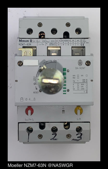 Moeller NZM7-63N Molded Case Circuit Breaker