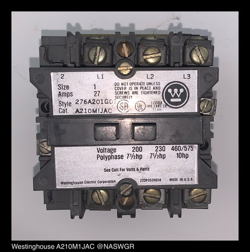 Westinghouse A210M1JAC Starter