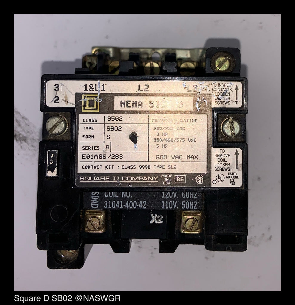 Square D SB02 Starter