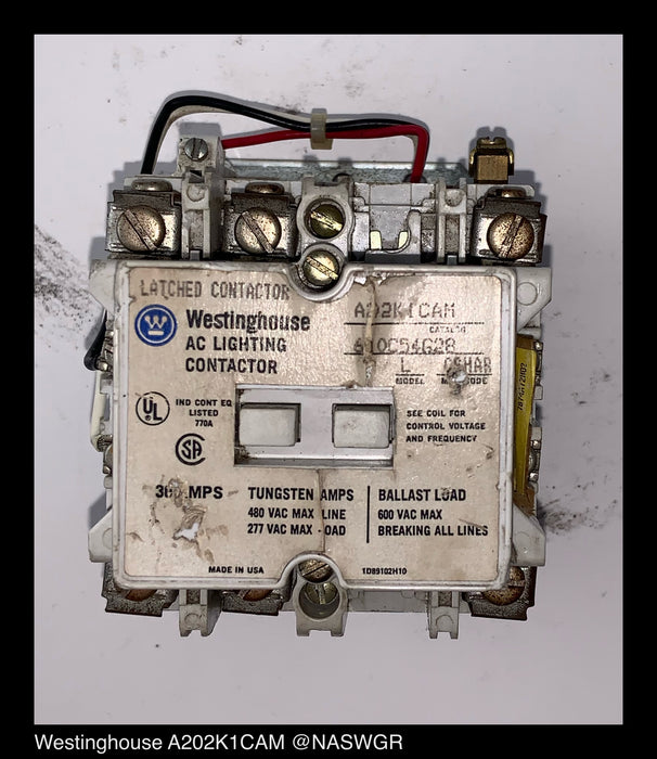 A202K1CAM Westinghouse  AC Lighting Contactor