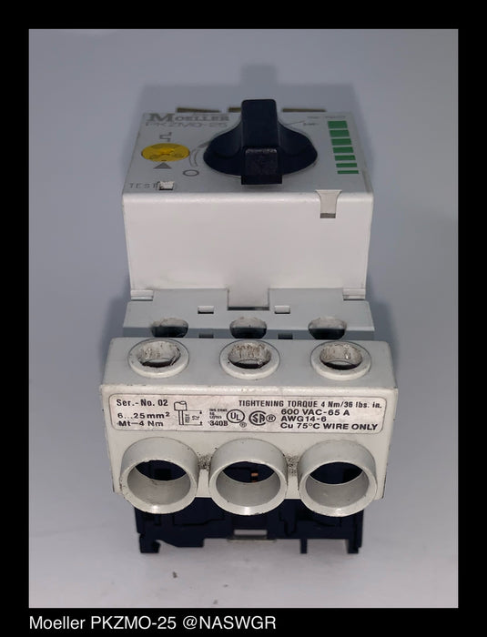 Moeller PKZMO-25 Molded Case Circuit Breaker