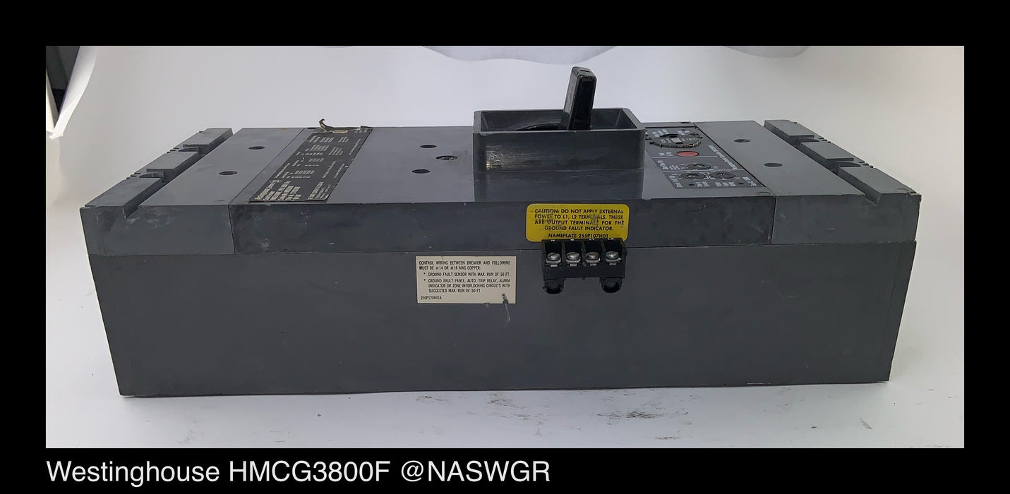 Westinghouse HMCG3800F Circuit Breaker