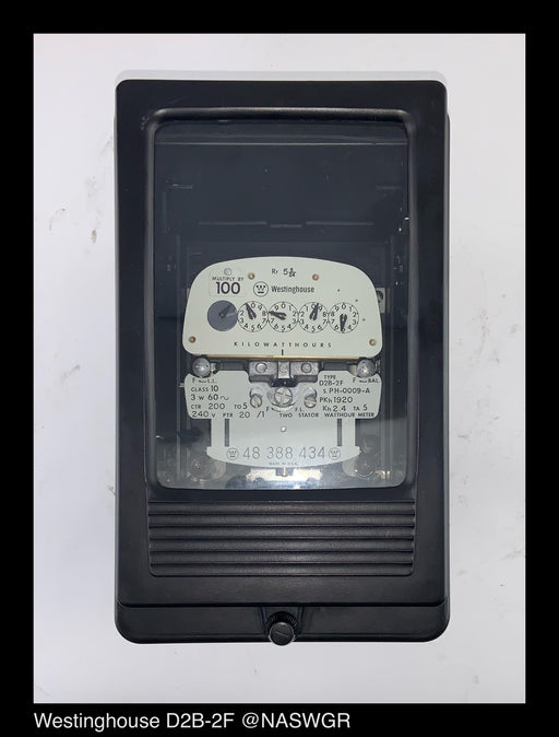 Westinghouse - D2B-2F Two Stator Watthour Meter