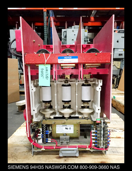 94H35 ~ Siemens 94H3532092A3T Vacuum Contactor 360A 5kV ~ 78-154-525-517