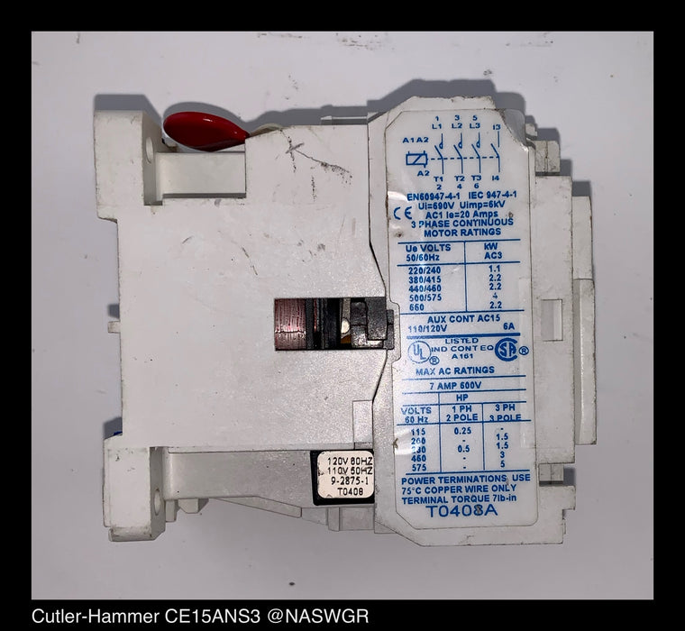 Cutler-Hammer CE15ANS3 Contactor