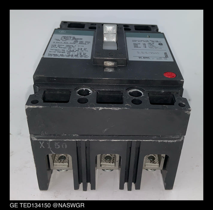 General Electric TED134150 Molded Case Circuit Breaker - 150 Amp