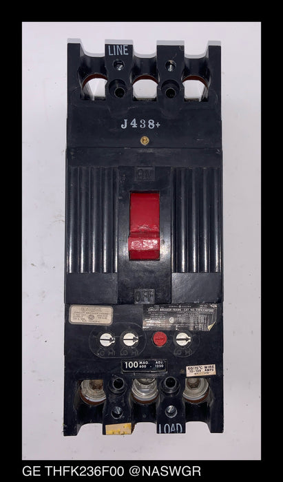 GE THFK236F000 Molded Case Circuit Breaker ~ 100 Amp