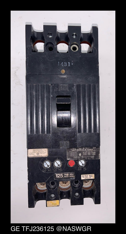General Electric TFJ236125 Molded Case Circuit Breaker