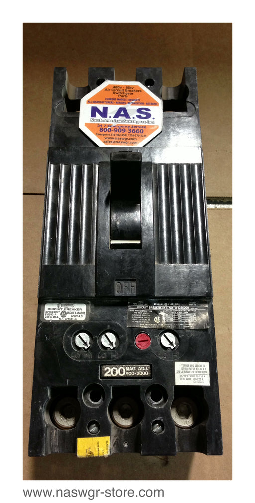 General Electric TFJ236200 Molded Case Circuit Breaker - 200 Amp