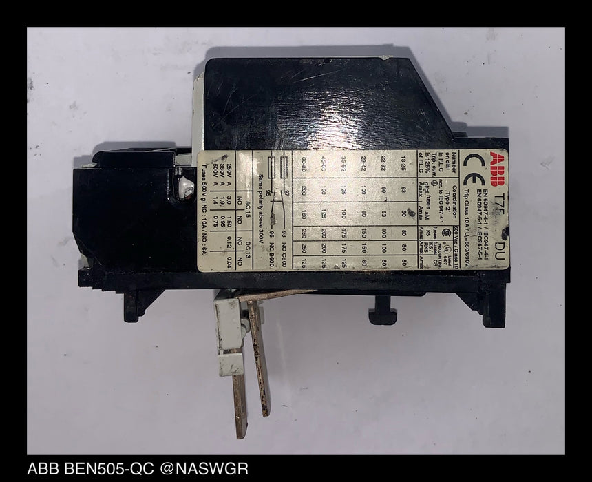 ABB BEN50S-QC Overload Relay