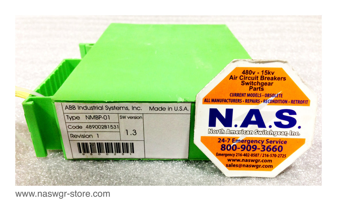 NMBP-01 , ABB NMBP01 Modbus Plus Adapter Module , SW Version 1.3 , +24 VDC , PN: NMBP-01