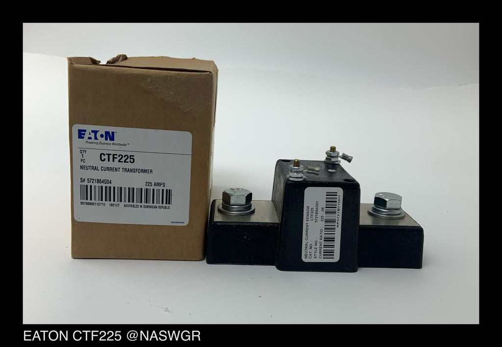 Eaton CTF225 Neutral Current Sensor - 225:0.06 - Unused Surplus — North ...