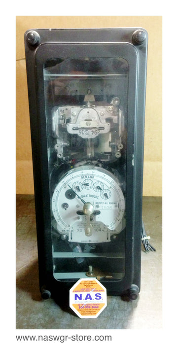 701X33G117 , GE 701X33G117 , Polyphase Watthour Meter , CTR: 3200:5 , PTR: 288:120 , CL 10 , 120V , 4 Wire , Min. INST. 15 , 60 Hz , Type: DSMW-54 , T.A 2.5 , K. 1.8 PN: 701X33G117