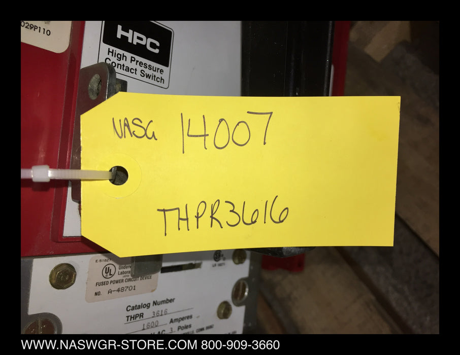 THPR3616 ~ GE THPR3616 High Pressure Contact Switch 1600 amp ~ Type HPR