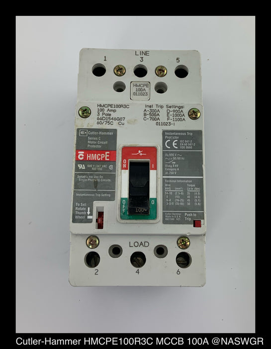 Cutler-Hammer HMCPE100R3C Motor Circuit Protector - 100A