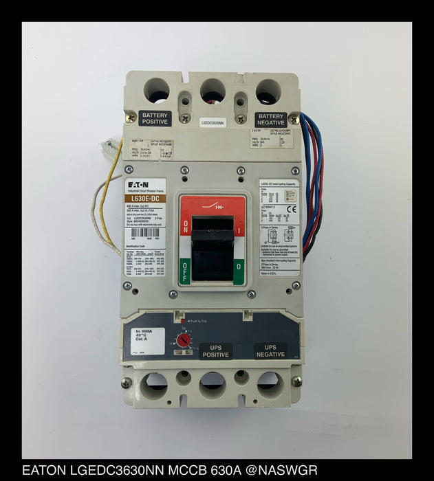 Eaton LGEDC3630NN Molded Case DC Circuit Breaker - 600 Amp