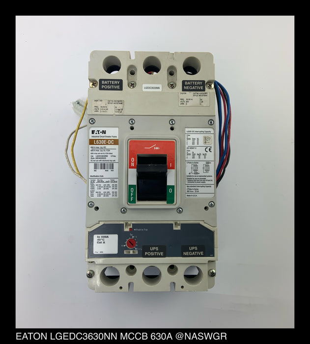 Eaton LGEDC3630NN Molded Case DC Circuit Breaker ~ 600 Amp
