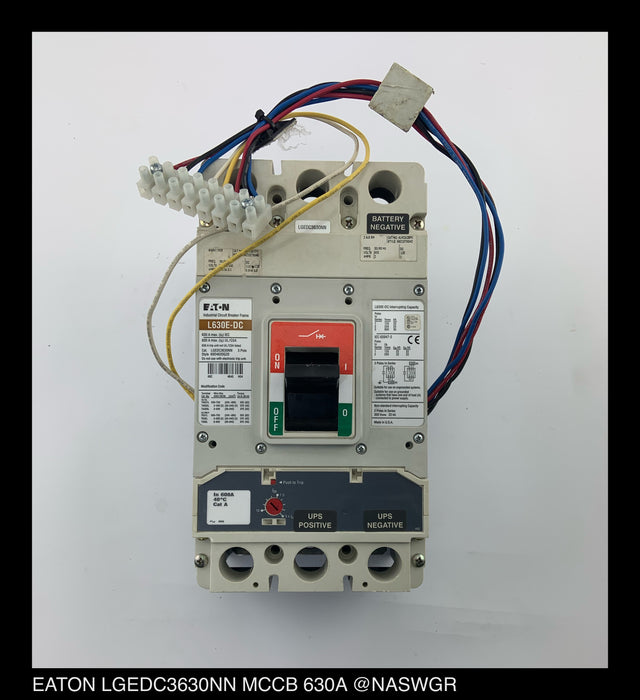 Eaton LGEDC3630NN Molded Case DC Circuit Breaker - 600 Amp
