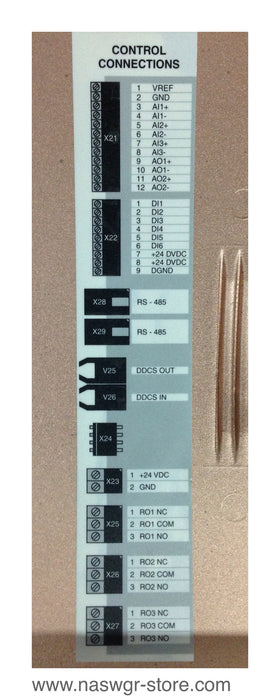 ABB ACS 600 FREQUENCY DRIVE ACS601-0006-4-S00B1200801 , Code: 3AUA489999N315 Minor Crack