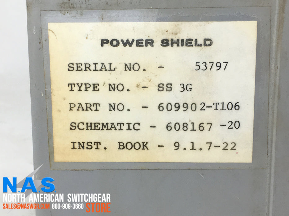Power Shield Type SS4 ~ 609902-T106