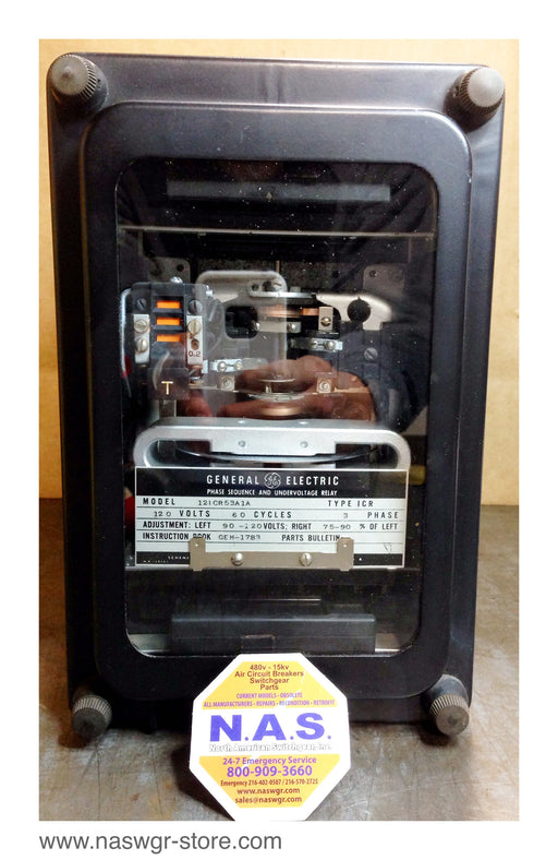 GE 12ICR53A1A Phase Sequence and Undervoltage Relay