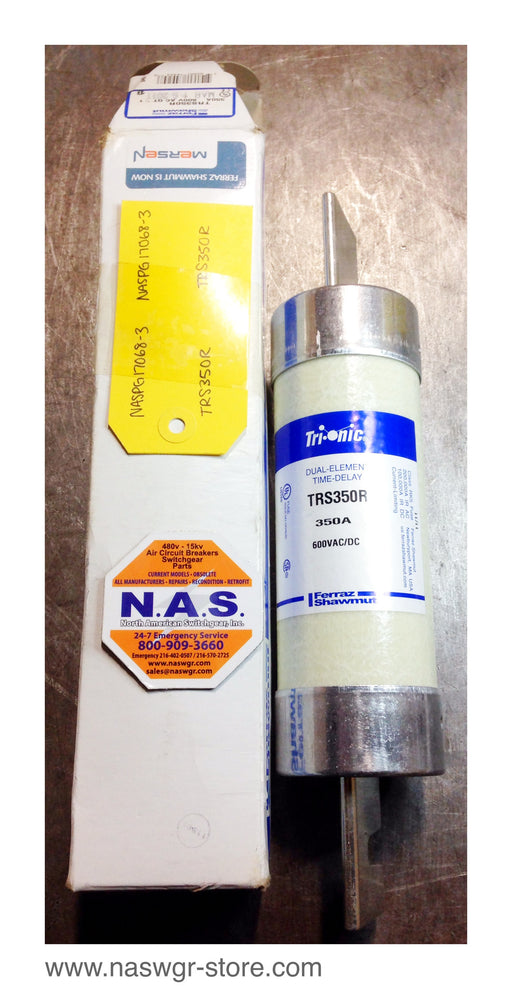 Ferraz Shawmut TRS350R Dual Element Time Delay Fuse - 300 Amp, 600v - Unused