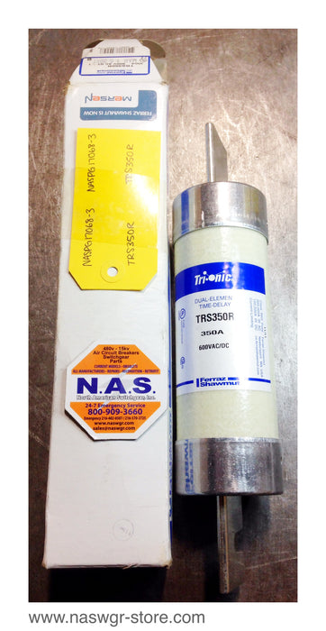 Ferraz Shawmut TRS350R Dual Element Time Delay Fuse - 300 Amp, 600v - Unused