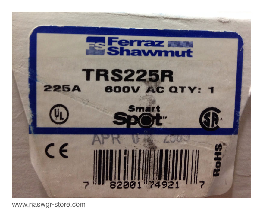 TRS225R ~ Unused Surplus Ferraz Shawmut TRS225R Dual Element Time Delay Fuse