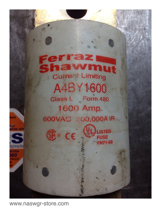 A4BY1600 ~ Ferraz Shawmut A4BY1600 Fuse ~ 1600 Amp