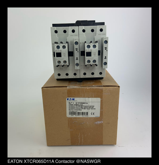 EATON XTCR065D11A Contactor ~ 65 Amp