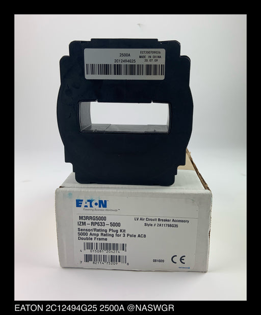 EATON C12494G25 Current Transformer ~ 2500 Amp Surplus